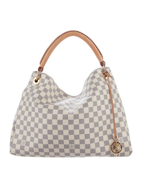 louis vuitton white damier azur purse|Louis Vuitton artsy damier azur.